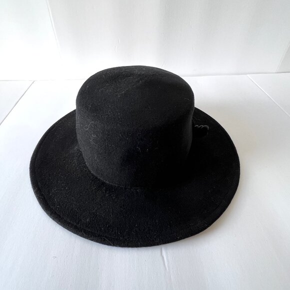 Vintage Betmar Black Hat, 100% Wool, Bolero Style, Excellent Condition! - Picture 13 of 16